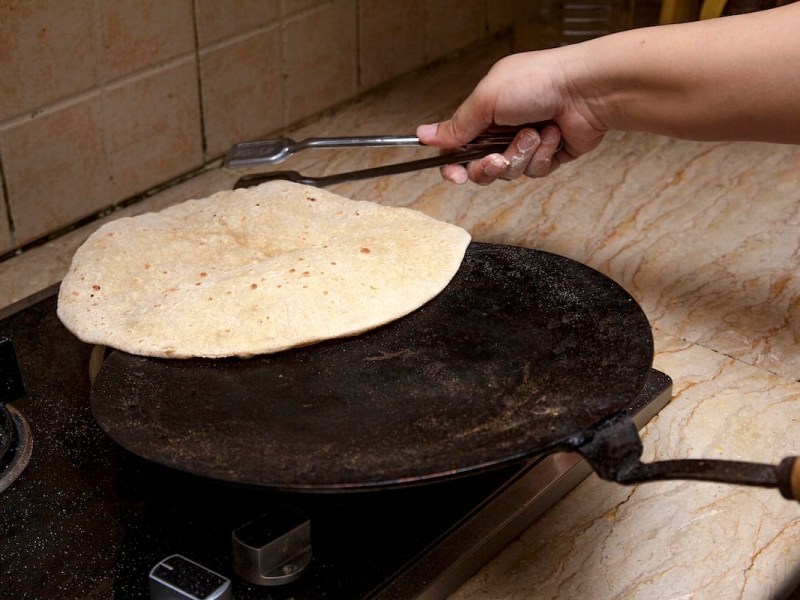 Three ingredient naan bread