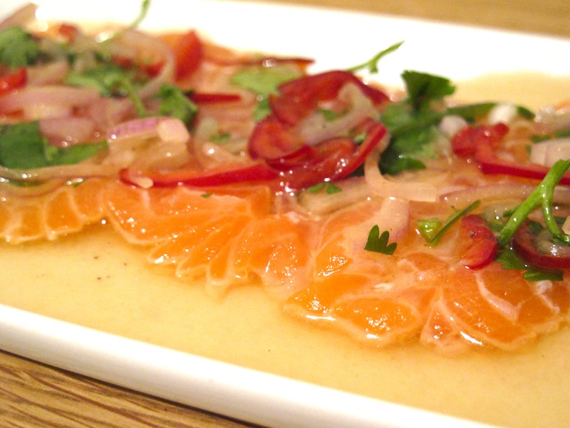 Salmon Ceviche Tacos