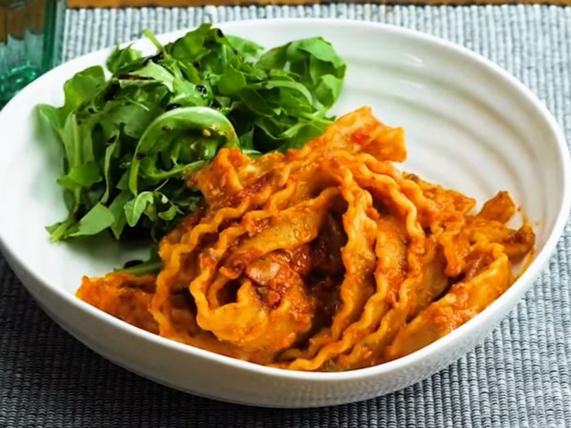 Sun dried tomato simple pasta