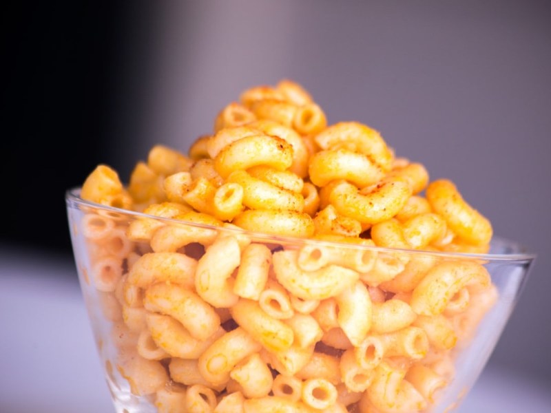 Butternut pumpkin and bean Mac and cheese