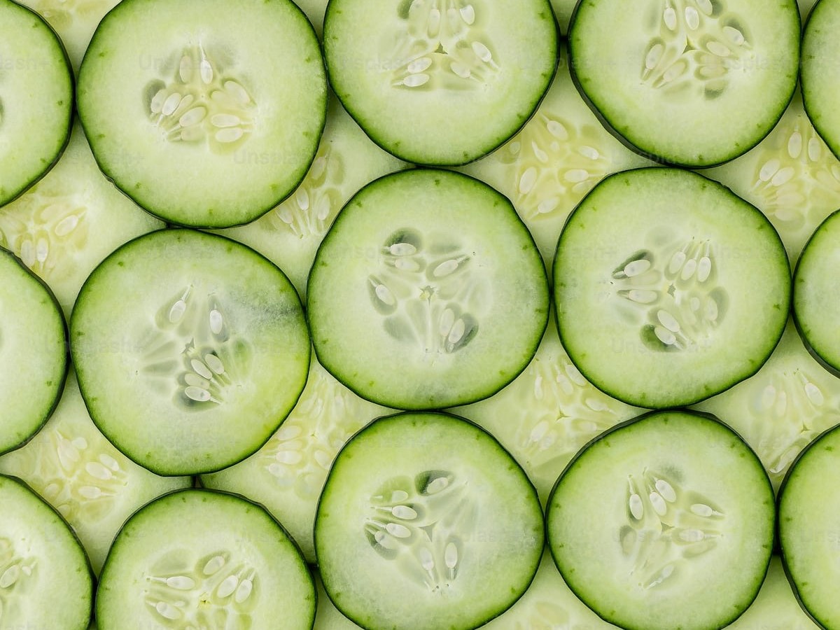 Cucumber and tomato salad