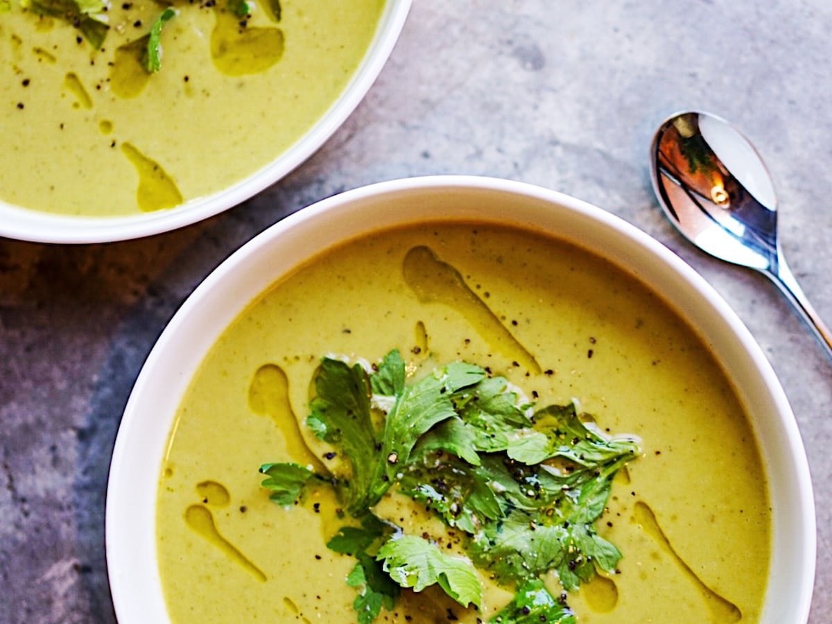 Garlic and potato soup