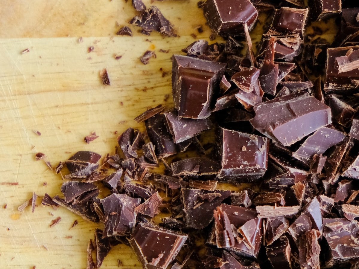 Chocolate tahini muffins