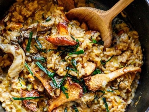 Mushroom risotto